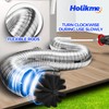 Holikme 30 Feet Dryer Vent Cleaner Kit, Flexible Lint Brush