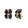 EVER FAITH Holiday Party Stud Earrings, Costume Jewelry 18k Gold