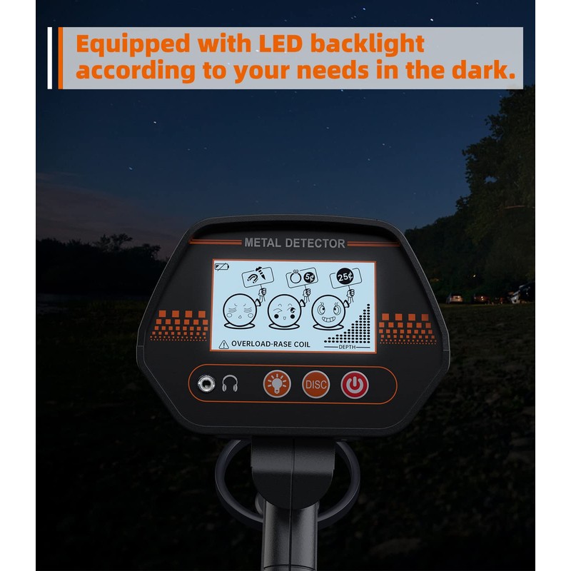 Metal Detector for Kids, DetectTrek Kids Metal Detector Waterproof with