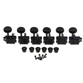 Dopro Black Split Shaft Vintage Guitar Tuning Keys Pegs Guitar Tuners Machine Heads for Strat Tele