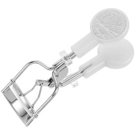 Ciieeo Rizador de Pestañas de Acero Inoxidable Gemas de Imitación Brillantes, Diseño Multifuncional y Curvado, Adecuado para Viajes y Ojos Párpado... 
