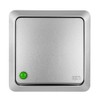 ELEKTRO-PLAST BERG Surface-Mounted Single Switch Single Switch Silver Compact Dimensions
