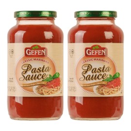Gefen Classic Marinara Sauce 26oz (2 Pack) Rich Tasteing - Made with EVOO | Kosher (Including Passover)