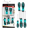 Vickay Magnetic Screwdriver Set,5 Pieces Slotted and Phillips Screwdriver with
