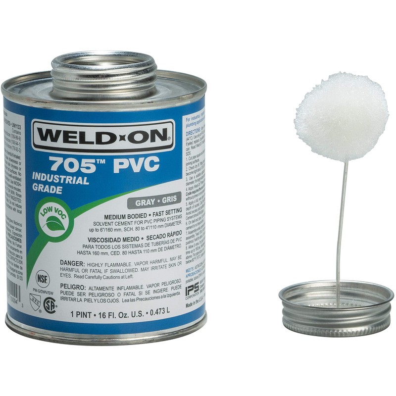 Weld-On 10094 705 Industrial Grade PVC Medium-Bodied High Strength Solvent