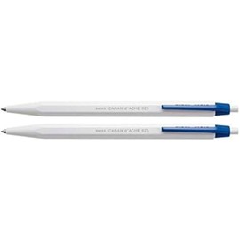 Caran d'Ache d'Ache 825 Retractable Ballpoint Pen Set of 2 Plastic Grey/Blue Writing Colour Blue Blister Packaging Dimensions: Approx. 14 cm 0825.260 Multi-Coloured 14 cm