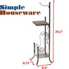 Simple Houseware English Style Bathroom Toilet Tissue Roll Holder Stand