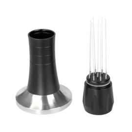 Trevuza 51mm 2-in-1 Coffee Tamper & Stirrer – Stainless Steel WDT Tool & Espresso Distributor – Ergonomic Handle for Barista-Quality Coffee – Compatible with 51mm Portafilters & Espresso Machines