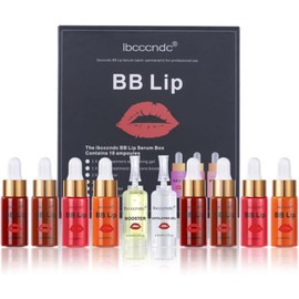 Daconovo 4 Colores Juego de Brillo de Labios Microneedle Derma Pigment BB Lip Serum Kit Maquillaje de Labios semipermanente para Mujeres y niñas cosmético