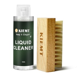 GQQCWVW KIEMT Shoe Cleaner Kit for Sneakers,Fabric, White, Leather, Canvas, Cotton, Knit, Mesh, Plastic, Rubber.Sneaker Cleaner,Shoe Care Set with Brush, 3.52 Oz