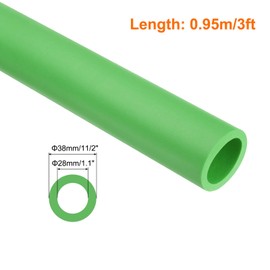 MECCANIXITY Pipe Insulation Foam Tube 1-1/8" ID x 1-1/2" OD 3ft Foam Tubing Heat Insulated Pipe for AC Unit Handle Grip Water Pipe Freeze Protection - 28x38mm/Green