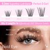 CALAILIS CALAILIS Cluster Lashes, 144Pcs D Curl Lash Clusters DIY