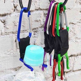 carabiner water bottle holder 5ea