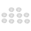 10Pcs Footswitch Toppers Clear Transparent Universal for Guitar Effects Pedal