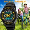 Boys Watch, Kids Teens Boys Waterproof Sports Digital Analog Watches