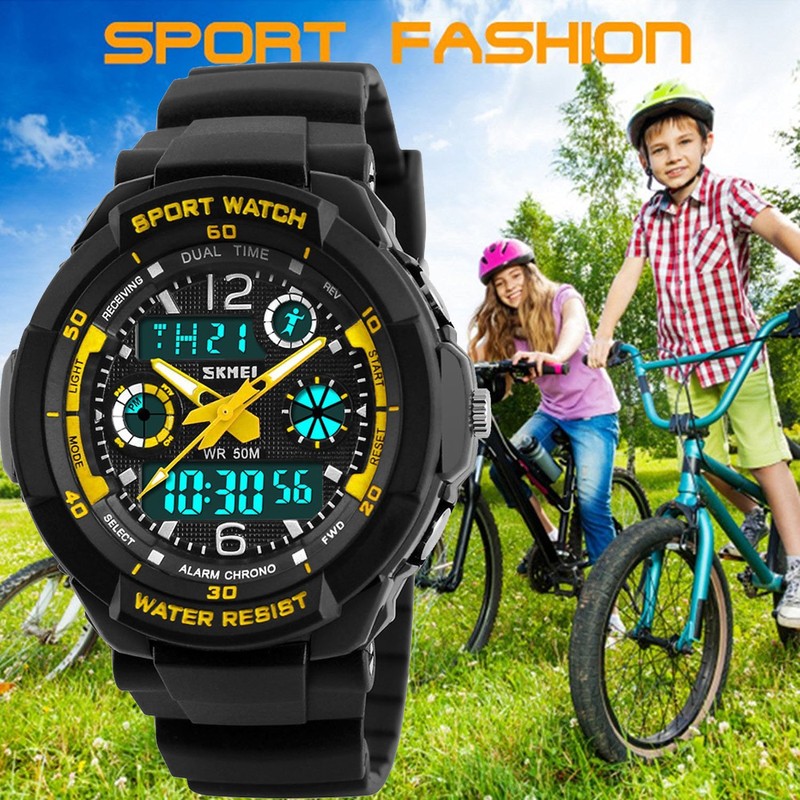 Boys Watch, Kids Teens Boys Waterproof Sports Digital Analog Watches