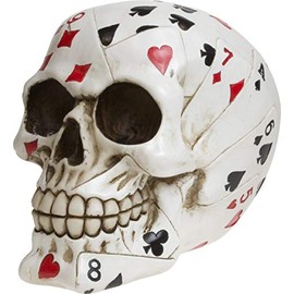 Nemesis Now Dead Mans Hand Skull Figurine 17cm White