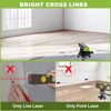 Laser Level with 90°/180° Bubbles and Magnetic - Multipurpose and