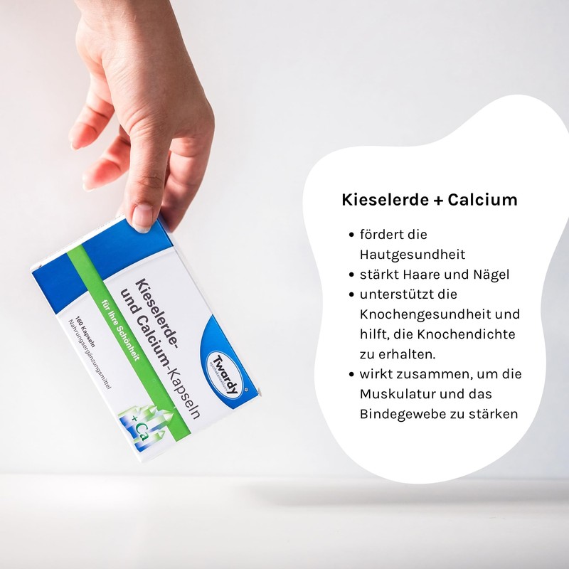 Astrid Twardy Silica & Calcium Capsules - Supports Connective and