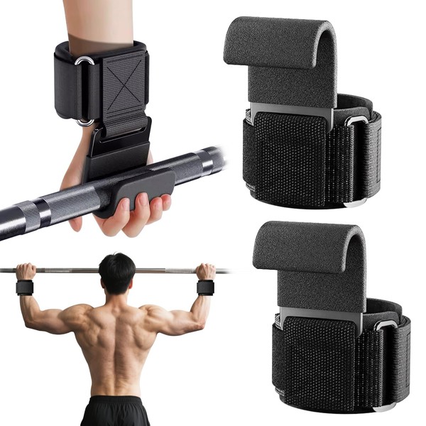 TUOSHUNGE Lifting Hooks for Weight Lifting,Pull Up Straps, Gym Reapers
