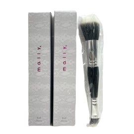 Mally Brush Pinceau Face & Eye Double-Ended, Lot Of 2, As Seen In Pics
