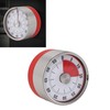 Mechanical Countdown Timer 60 Minute Magnetic Stainless Steel Visual Kitchen