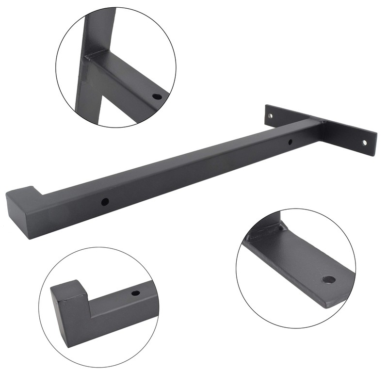 OVOV 2 Pack Shelf Brackets 12 inch Heavy Duty Floating