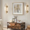 BOKT Mid Century Modern Plug in Wall Sconces Indoor Long