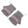 Heated Mitten Gloves Double Sided Heating Promote Blood Circulation USB