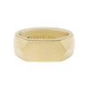 Fossil 32025267 Men's Ring Stainless Steel, Stainless Steel, No Gemstone