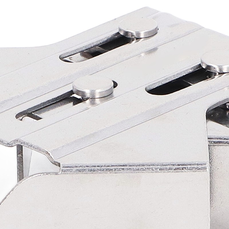 2Pcs Right Angle Clip Stainless Steel Mouth Closed 90 Degree