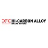 Dynamic Friction Company Front Hi-Carbon Alloy Aluminum Hat Brake Rotor