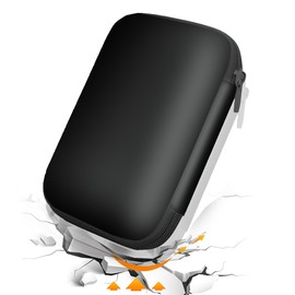 Compatible with HiBy R6III Case, Lamshaw Durable EVA Carrying Case, Shockproof & Lightweight Protective Cover Compatible for HiBy R6III, R6 GEN 3 Player (Black)