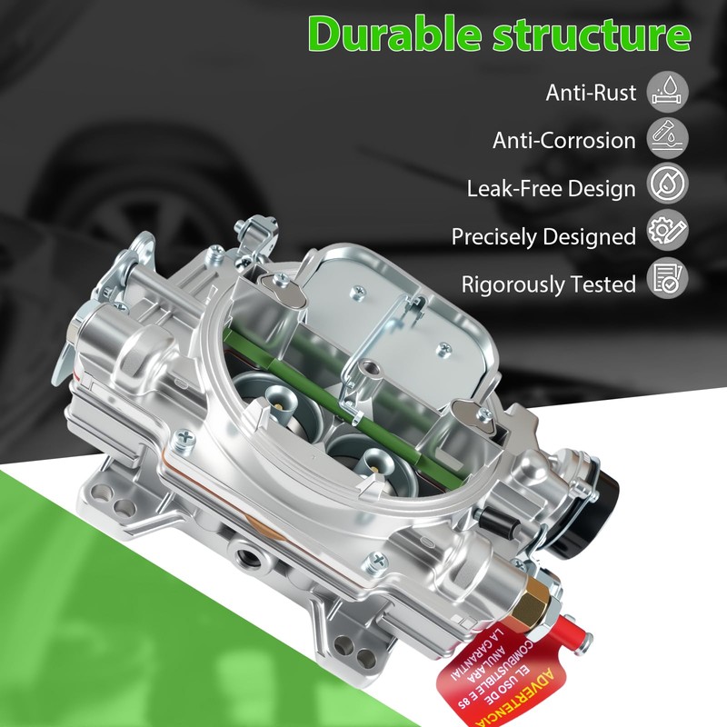 1409 Carburetor 600 Cfm 4 Barrel Square Bore Air Valve