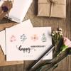 Outus 4 Pcs Merry Christmas Words Clear Stamps Blessing Sentiment