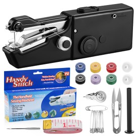 MICHIHOMIE Hand Sewing Machine, Mini Sewing Machine with 14 Sewing Accessories, Portable Hand Sewing Machine, Small for Home Travel, Ideal for Beginners
