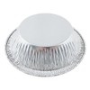 pactogo 3" Disposable Aluminium Foil Tart Pans Mini Silver Baking