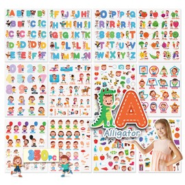 Educational Stickers for Kids, 350pcs Stickers Pack for Toddlers, Cute Stickers Collection Assortment for Parent, Teacher