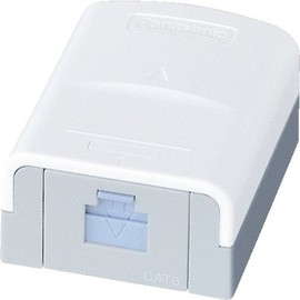 Panasonic Electric Works NR3171 Guttosu Series Information Modular Jack CAT6 Exposed 1 Socket