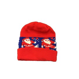 Unbranded Santa Woven Beanie Hat One size fits all