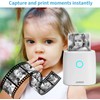 JADENS Mini Sticker Printer-2 Inch Bluetooth Thermal Pocket Printer,Inkless Portable