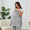 Nursing Cover for Baby Breastfeeding with Rigid Hoop, Breathable Soft