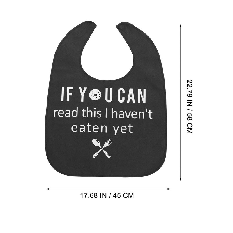 iplusmile Waterproof Washable Adult Bibs for Elderly Women Men, Reusable