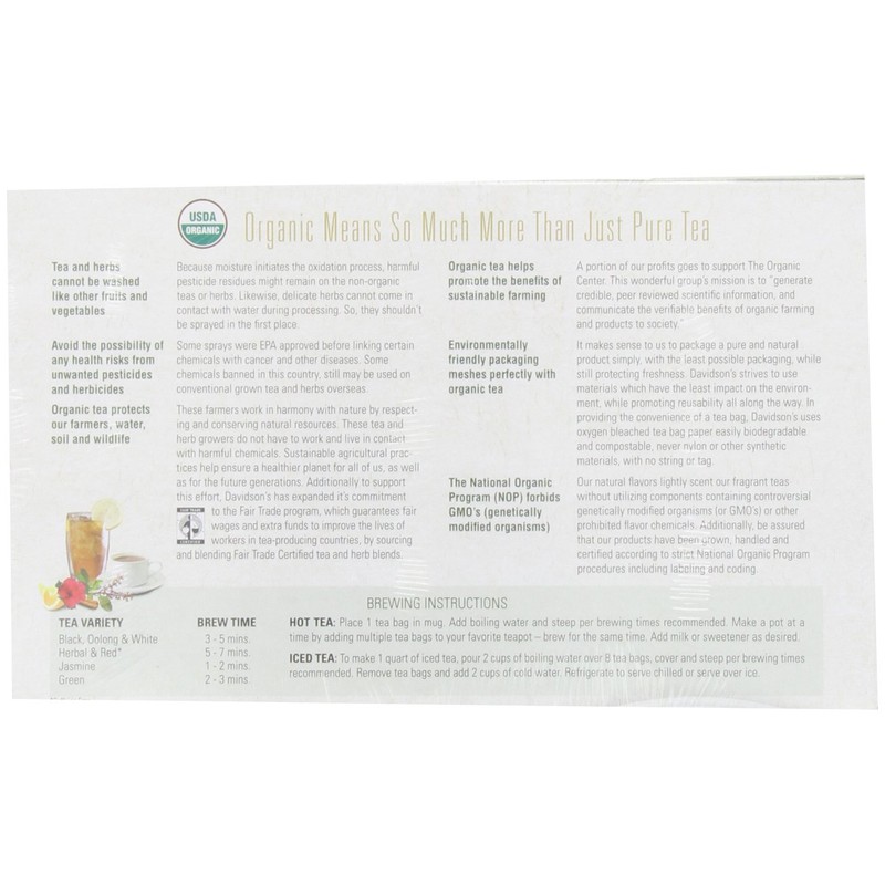 Davidson's Organics, Kukicha, 100-count Unwrapped Tea Bags