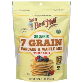 Bob's Red Mill 7 Grain Pancake & Waffle Mix 24 oz (Pack of 4)