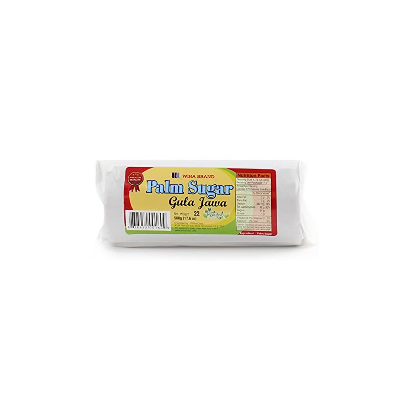 Wira Palm Sugar Big - 17.6 oz [Pack of 2]