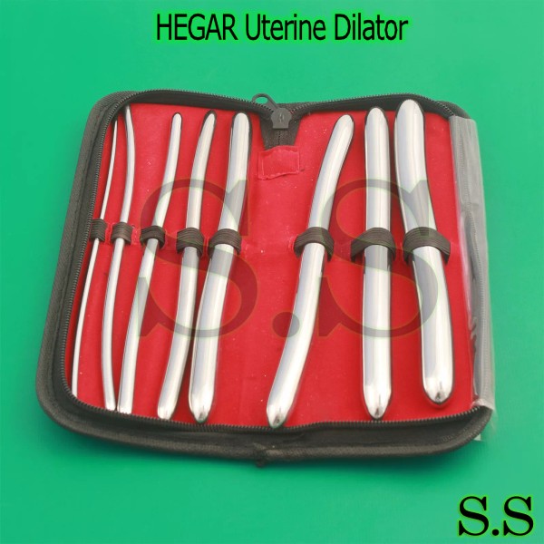S.S Brand Hegar Uterine Dilator Sounds Set Surgical Instruments