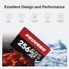 PRUVEEO 256GB A2 U3 V30 4K UHD High Speed Micro