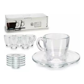 Vencort Juego De 6 Tazas Con Plato Aqua Para Expresso