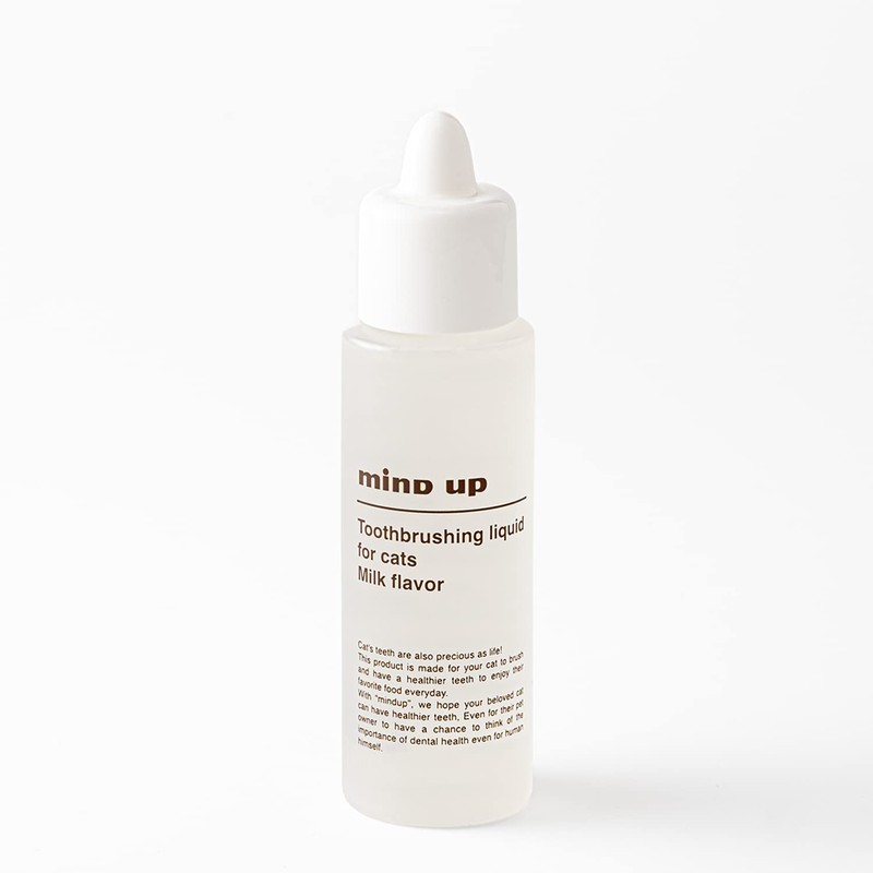 Mindup Cat Mouth Care Liquid Brush for Cats, Milk Flavor